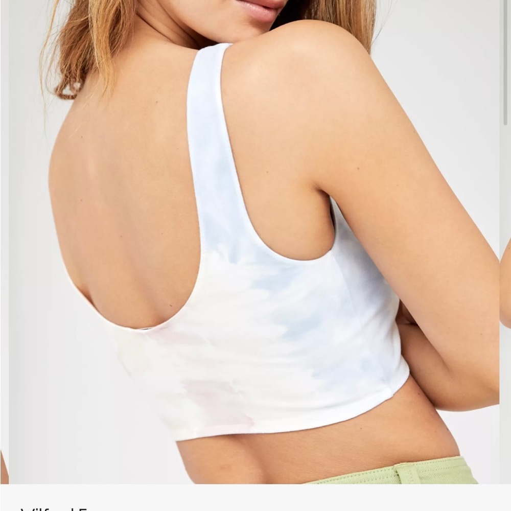 ARITZIA WILFRED FREE KOS Tank In Polka Pink M NWT - Picture 6 of 12